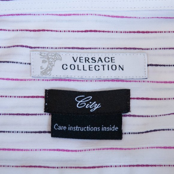 Versace Collection Multi Stripe City Shirt - Picture 3 of 4